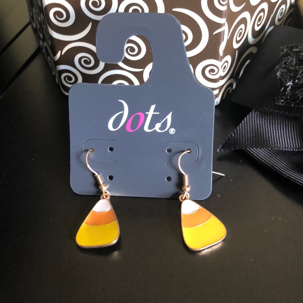 Elegant Candy Corn Earrings